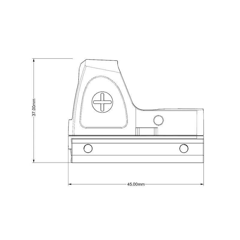 Mini Reflex Red Dot Sight Gel Blaster 8